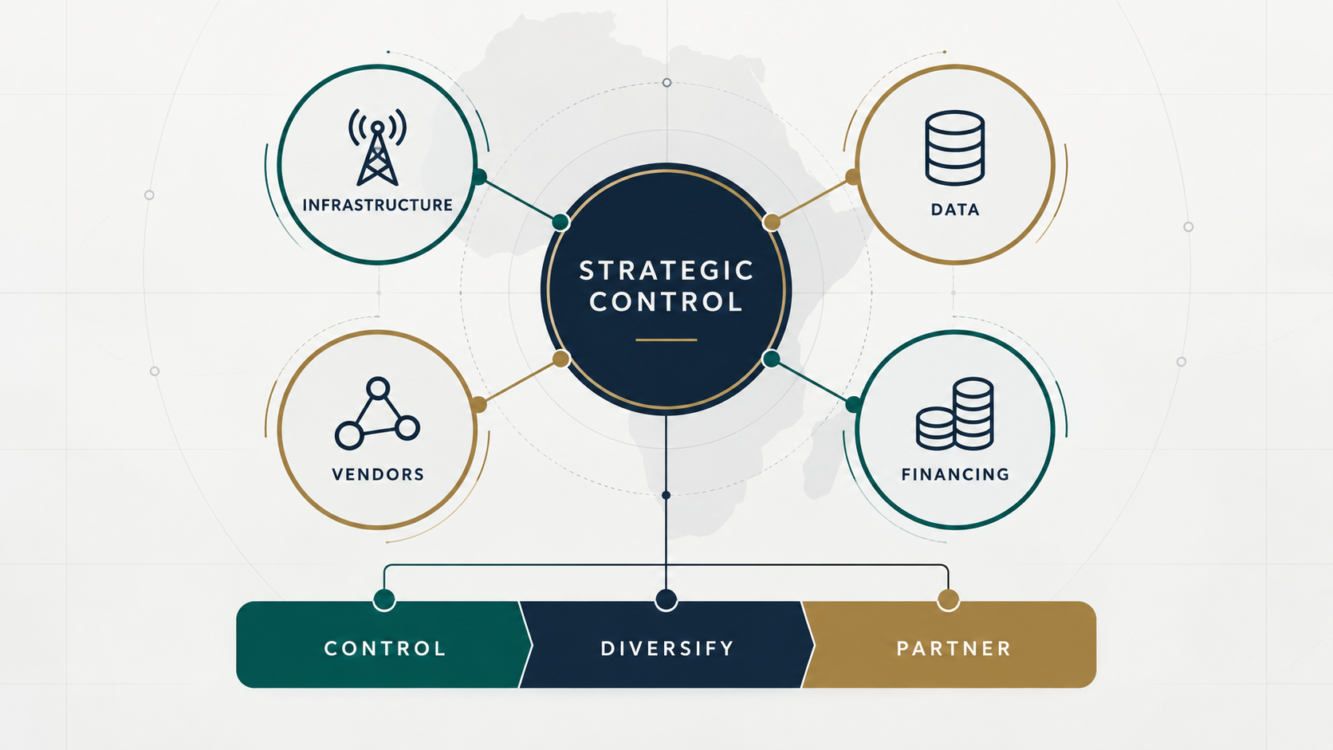 Strategic control framework for Africa’s digital infrastructure: control, diversify and partner